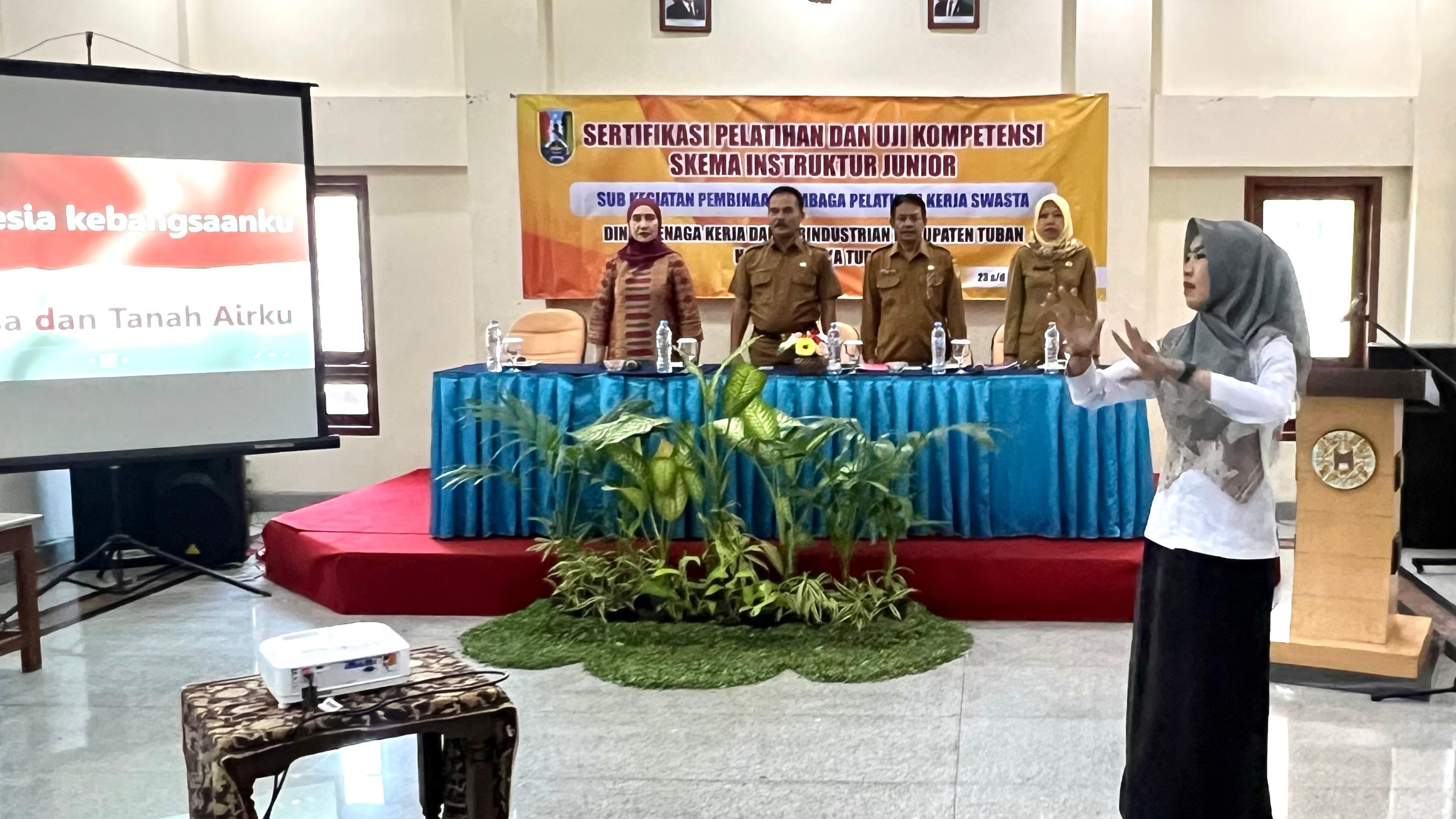 PT Media Hati dan Disnaker Tuban Selenggarakan Pelatihan Instruktur Junior